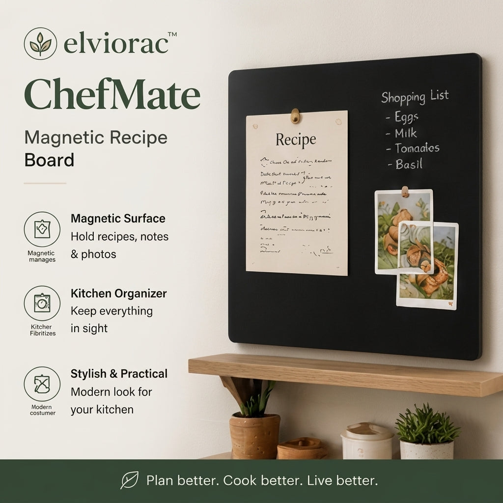 elviorac™ ChefMate Magnetic Recipe Board