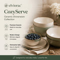 elviorac™ CozyServe Ceramic Dinnerware Collection
